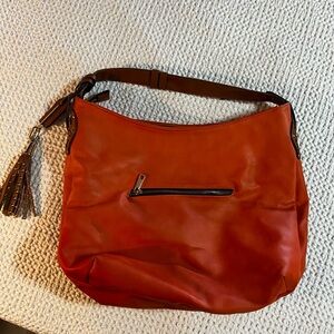 Miztique Orange Vegan Leather HandBag